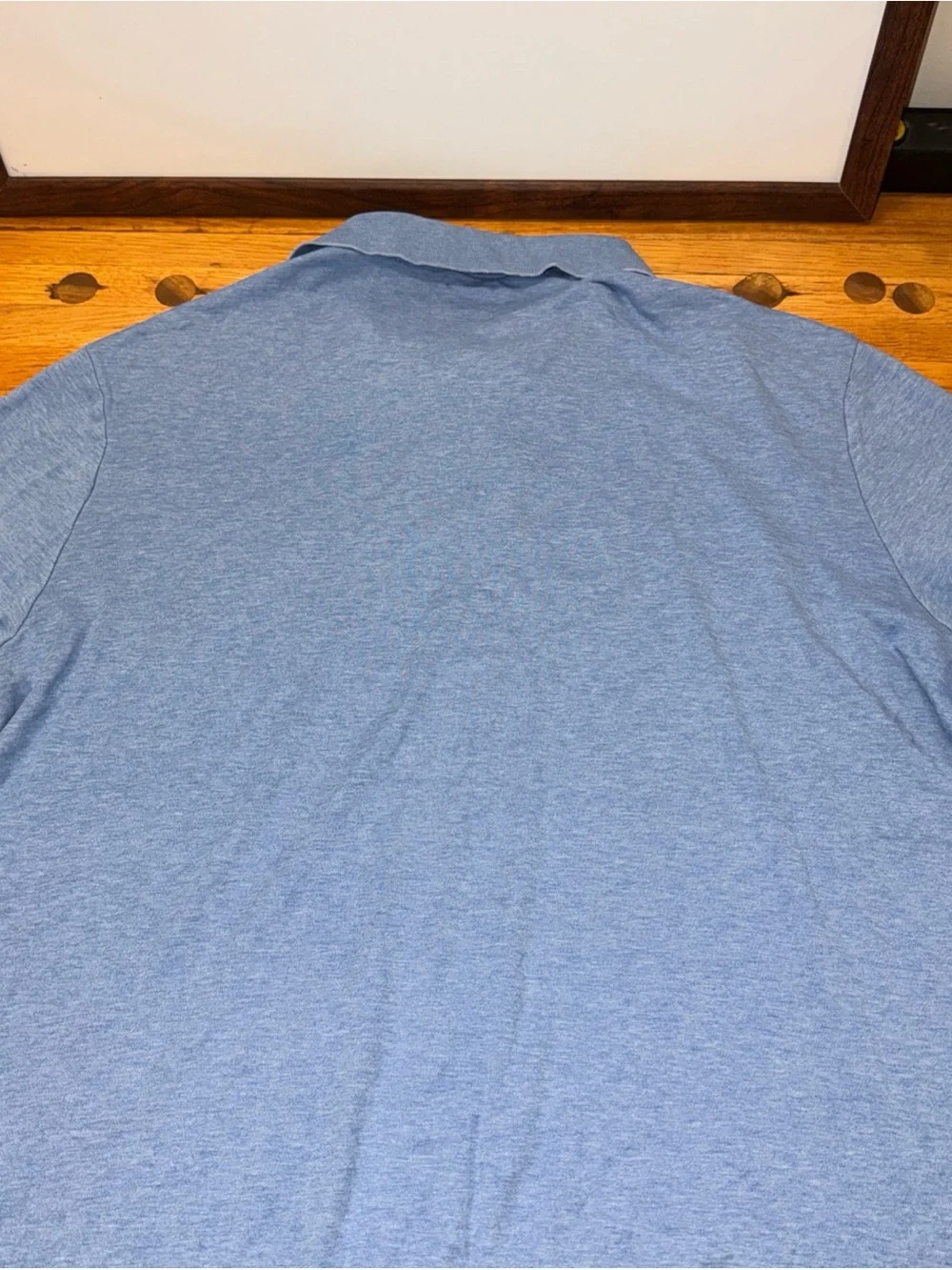 Polo by Ralph Lauren Heathered Sky Blue Polo with Red Pony